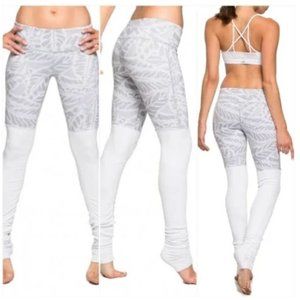 Alo Goddess Leggings Print Grey and White